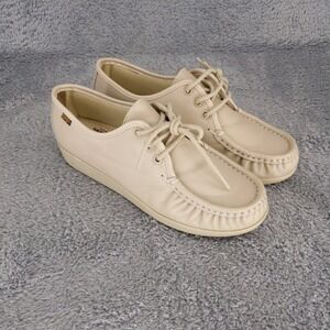 SAS Women's Cream Moccasins